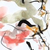 ohne titel, 2024, mischtechnik auf papier, 83,8x59,4 cm, copyright vg bildkunst + axel hptner